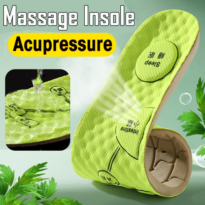 Foot Acupressure Insole, Soft Breathable Sports Cushion Inserts Orthopedic Shoe Sole