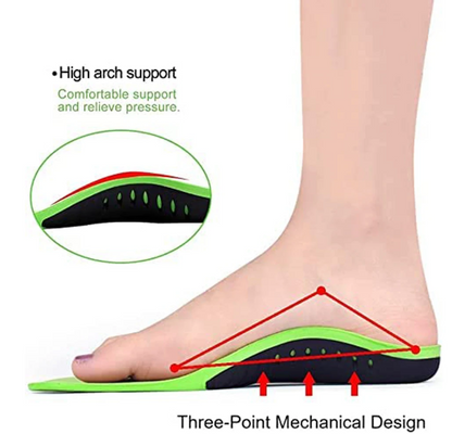 Premium Orthopedic Flat Foot Health Sole Pad For Shoes Insert, Arch Support Pad For Plantar Fasciitis