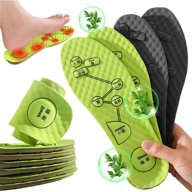 Foot Acupressure Insole, Soft Breathable Sports Cushion Inserts Orthopedic Shoe Sole