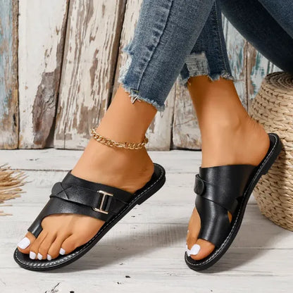 🔥Last Day Promotion 50% OFF🔥 New Women's Premium Lightweight Orthopedic Leather Sandals