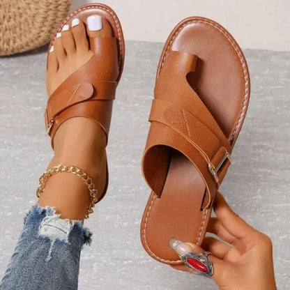 🔥Last Day Promotion 50% OFF🔥 New Women's Premium Lightweight Orthopedic Leather Sandals