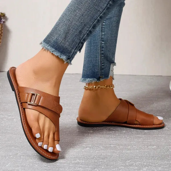 🔥Last Day Promotion 50% OFF🔥 New Women's Premium Lightweight Orthopedic Leather Sandals